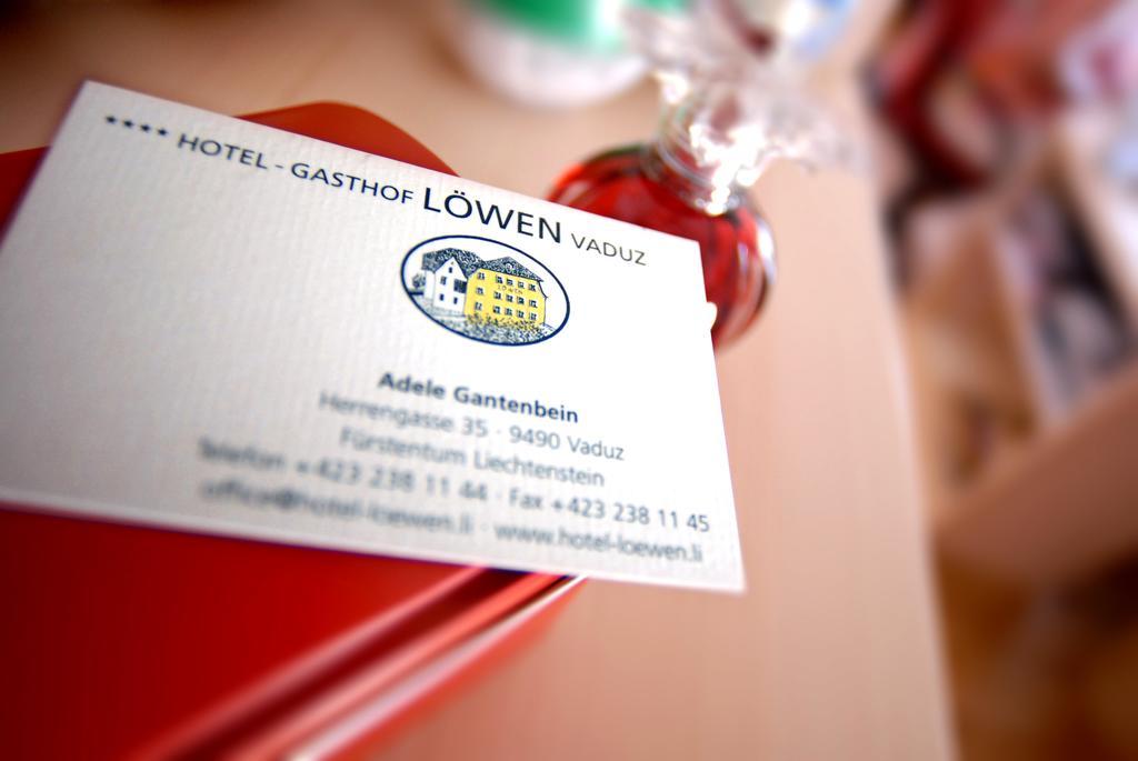 Hotel Gasthof Lowen Βαντούζ Εξωτερικό φωτογραφία